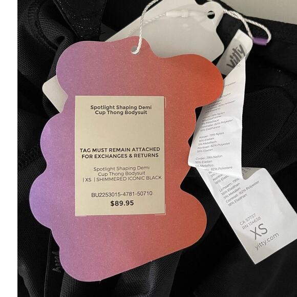 Yitty Spotlight Shaping Demi Cup Thong Bodysuit - Picture 8 of 8